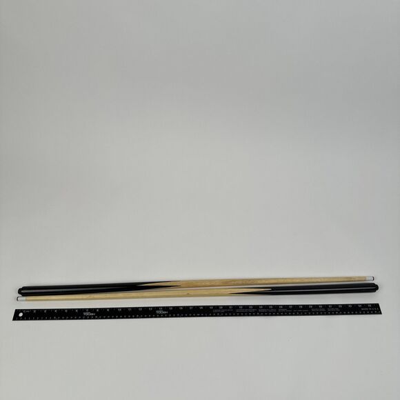 Wooden Stick Pool Billiard 36" Two Piece Set For Smaller Tables, Smaller Players - Picture 4 of 4